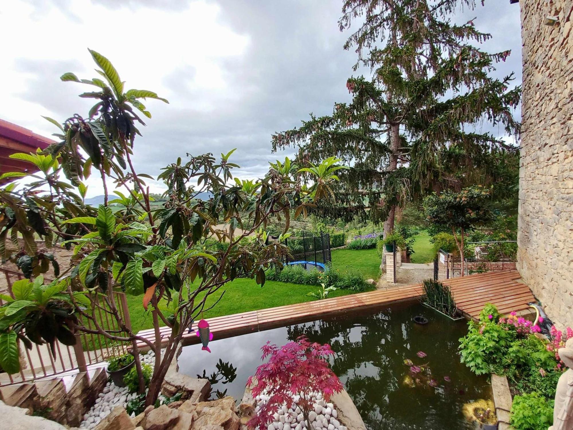 Casa Albaitar Con Piscina Y Sala De Juegos Azcona Esterno foto