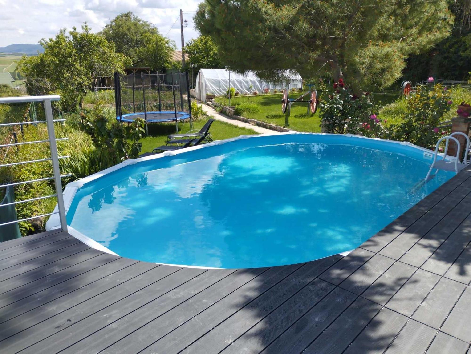 Casa Albaitar Con Piscina Y Sala De Juegos Azcona Esterno foto