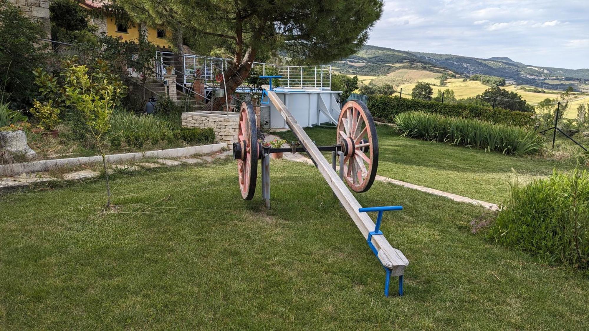 Casa Albaitar Con Piscina Y Sala De Juegos Azcona Esterno foto