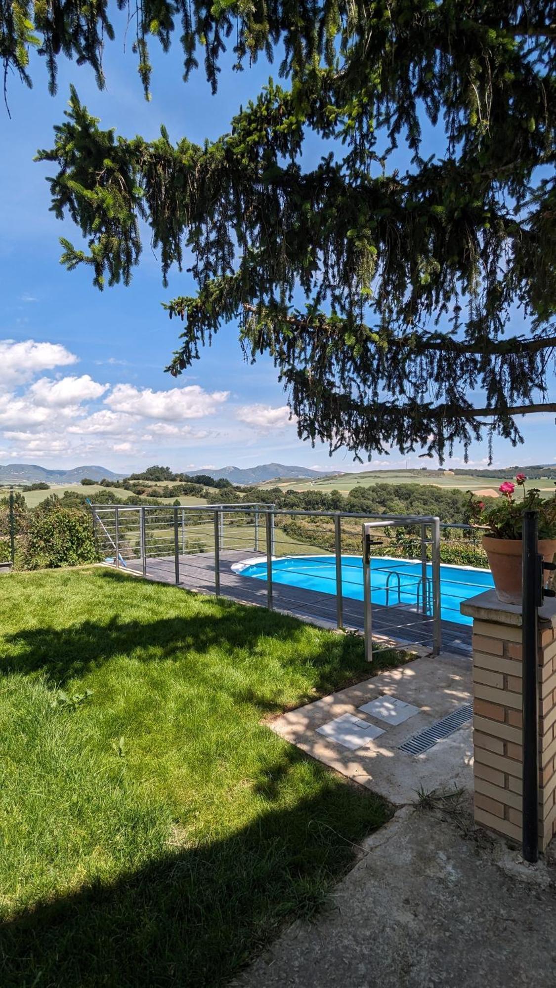 Casa Albaitar Con Piscina Y Sala De Juegos Azcona Esterno foto